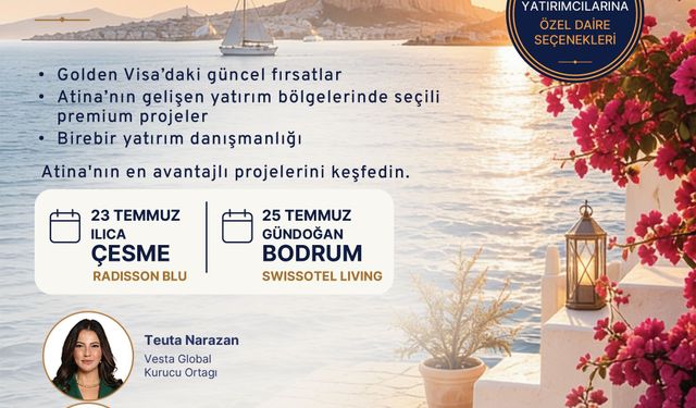 Golden Visa yatırımcıları Bodrum ve Çeşme'de bir araya geliyor