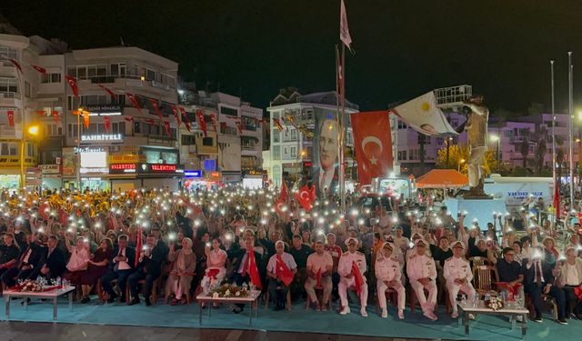Marmaris'te '15 Temmuz' anma etkinliği