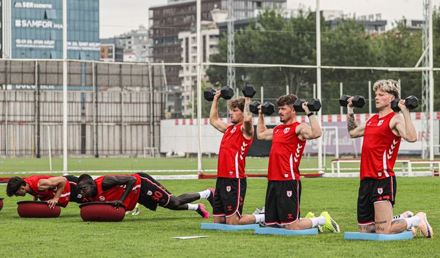 Samsunspor, yeni sezon hazırlıklarını sürdürdü