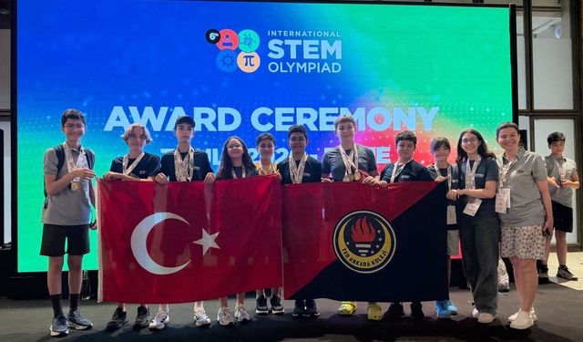 TED Ankara Koleji öğrencileri STEM Olimpiyatları'nda derece elde etti