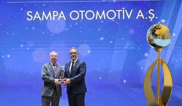 SAMPA, OİB'den Bir Kez Daha "Altın İhracatçı" Ödülü Aldı