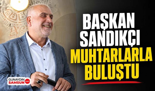 Başkan Sandıkçı: Canik'e Değer Katacak Yatırımlar Sürecek