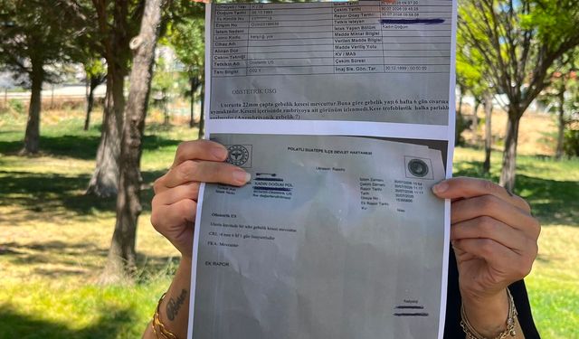 7 haftalık hamile kadından 'boş gebelik olabilir' raporu verildiğini öne sürdüğü hastane için suç duyurusu