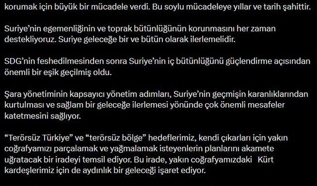 AK Parti Sözcüsü Çelik: Suriye geleceğe bir ve bütün olarak ilerlemeli