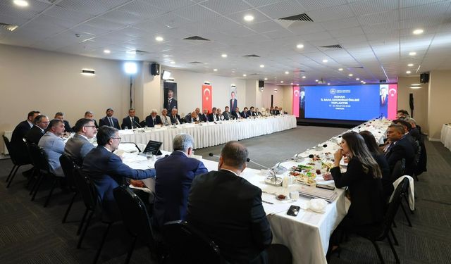 Bakan Çiftçi, Roman İl Saha Koordinatörleri Toplantısı'na katıldı