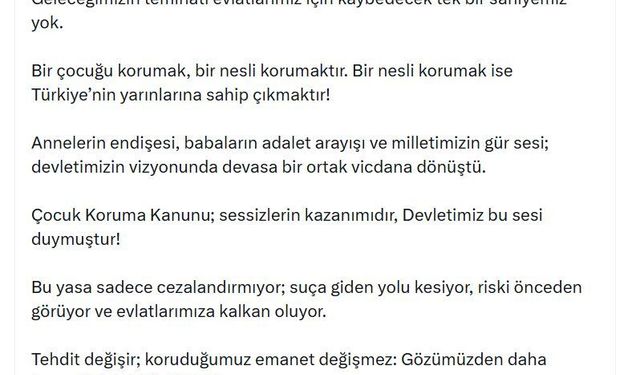 Bakan Çiftçi: Tek bir evladımızı dahi karanlığa bırakmayacağız