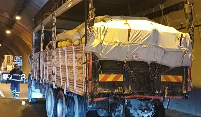 İstanbul-İzmir Otoyolu tünelinde kaza: 2 yaralı