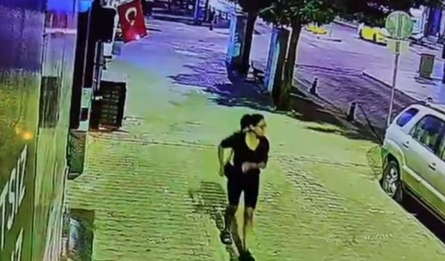 Mağazanın önünde asılı olan Türk bayrağını yakan şüpheli gözaltına alındı