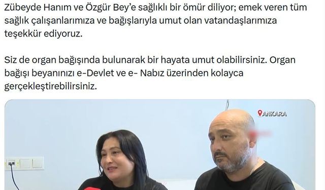 Organ bağışında 143 bin 887 kişi dijital vasiyet oluşturdu