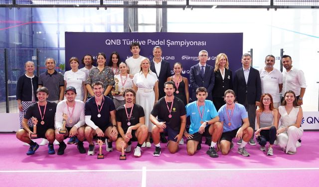 QNB Türkiye Padel Şampiyonası'nda kazananlar belli oldu