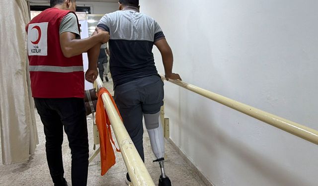 Türk Kızılay, Gazze'de Protez Destek Projesi başlattı