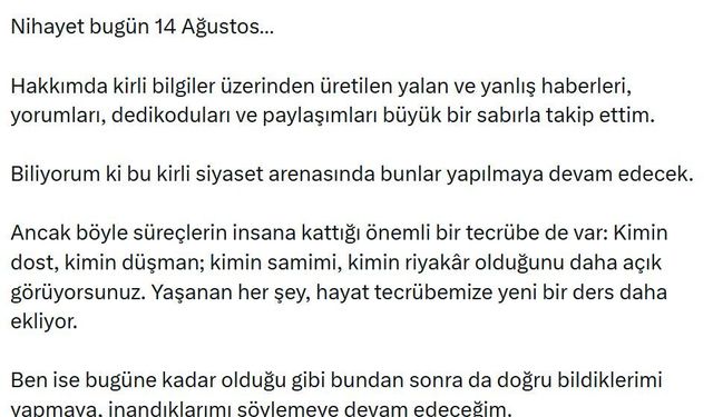Ümit Dikbayır: Hakkımda üretilen yalan haberleri sabırla takip ettim