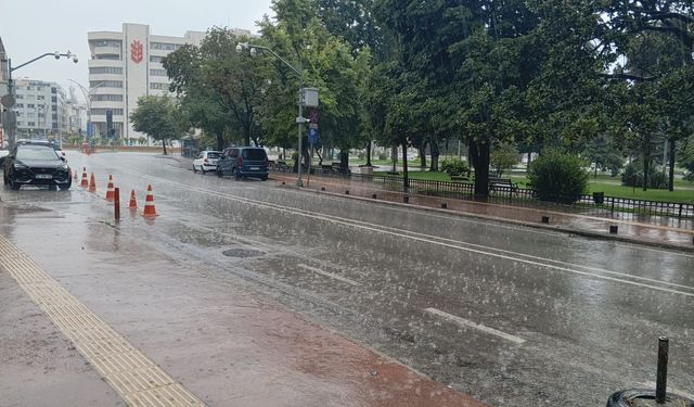 Samsun'da kuvvet yağış etkili oldu