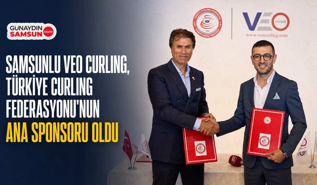 Samsunlu Veo Curling, Türkiye Curling Federasyonu'nun Ana Sponsoru Oldu