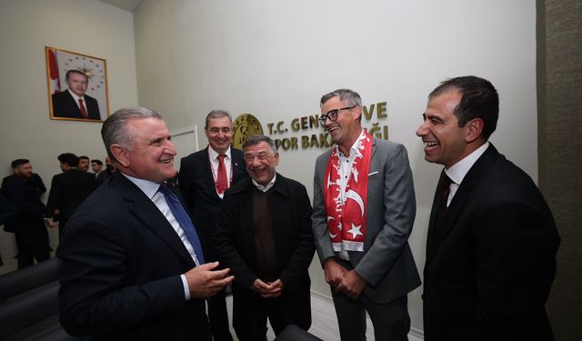 Bakan Bak, Avrupa Okul Sporları Federasyonu heyetini kabul etti