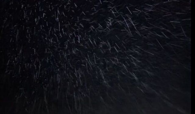 Bolu'nun yüksek kesimlerinde hafif kar yağışı