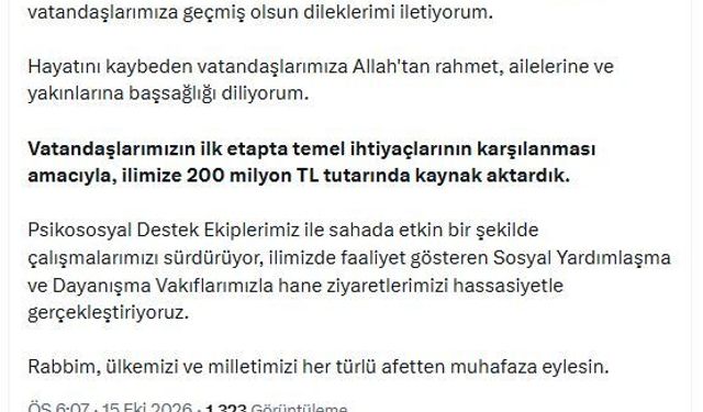 Bakan Göktaş: İstanbul'a 200 milyon TL kaynak aktardık