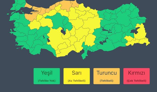 Bakan Kurum: 10 ilde turuncu, 26 ilde sarı kodlu uyarı var