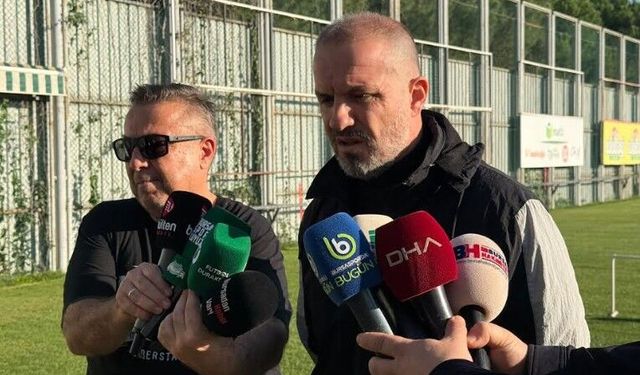 Bursaspor Teknik Direktörü Mustafa Er'den sakatlık ve Iheanacho açıklaması