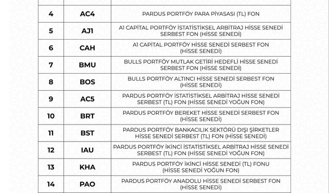 İletişim Başkanlığı: 17 yatırım fonuna ait ödemeler başladı