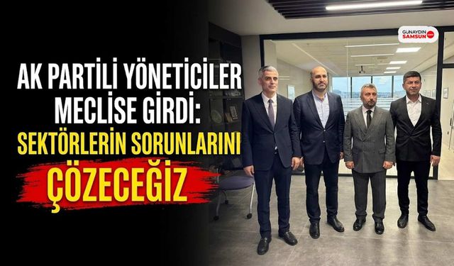 AK Partili Yöneticiler TSO Meclisine Girdi