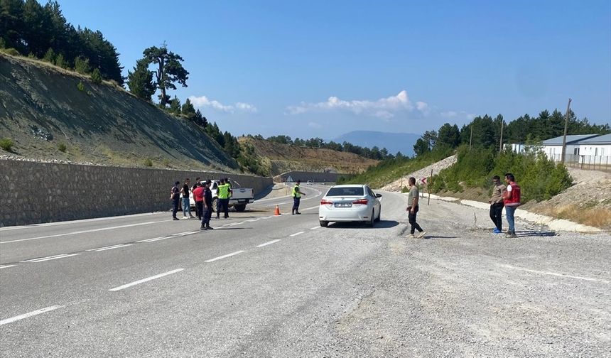 Çorum'da İki Pikabın Çarpışması Sonucu 1 Kişi Öldü, 3 Kişi Yaralandı