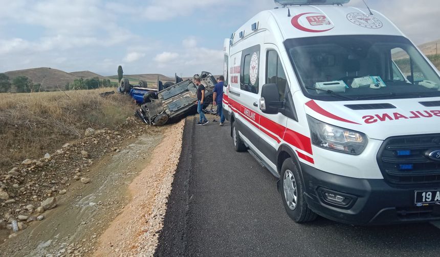 Çorum Mecitözü'nde Cip Kazası: 1 Ölü, 7 Yaralı