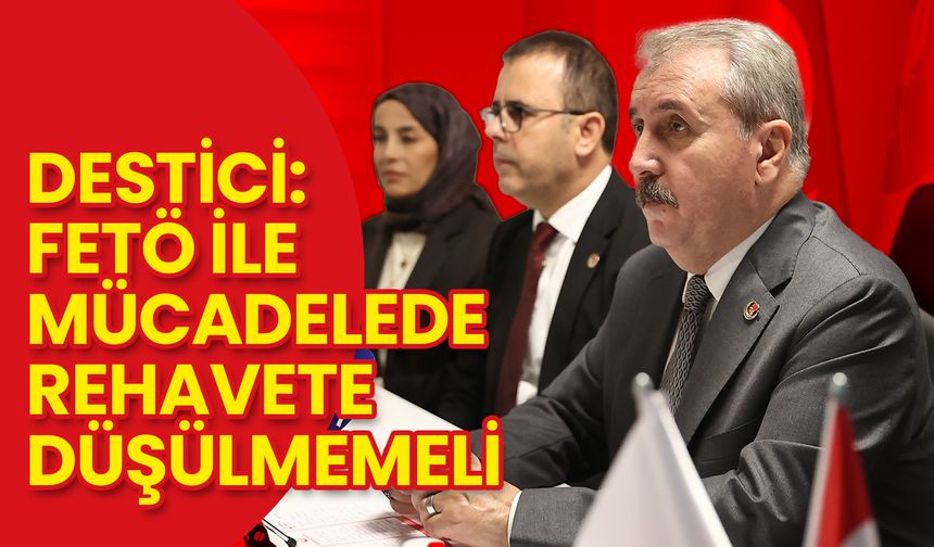 Destici: FETÖ ile Mücadelede Rehavete Düşülmemeli