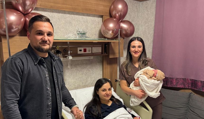 Ordu’da Yeni Yılın İlk Bebeği ‘Umay Lina’ Oldu