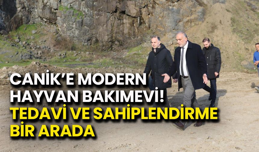 Canik’e Modern Hayvan Bakımevi! Tedavi ve Sahiplendirme Bir Arada