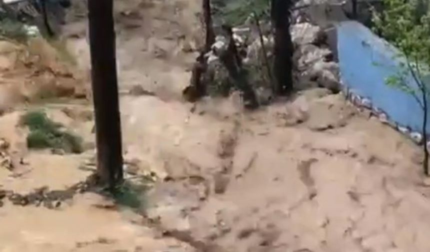 Tokat'ta aşırı yağış sele neden oldu