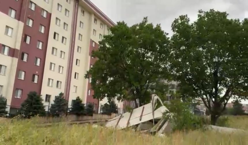 Karabük'te sağanak ve şiddetli rüzgar etkili oldu