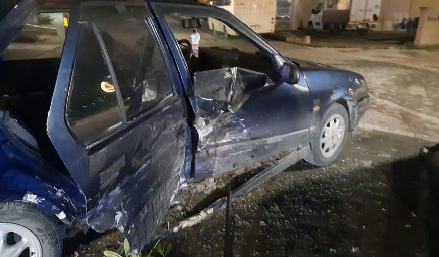 Kastamonu’da iki otomobil çarpıştı; 1 yaralı