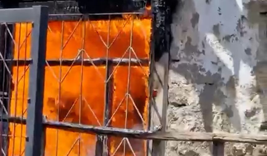Amasya'da müstakil ev yangında küle döndü