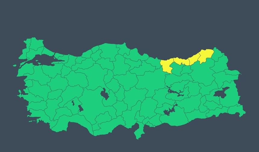 Bakanlıktan 17 il için 'kuvvetli sağanak' uyarısı