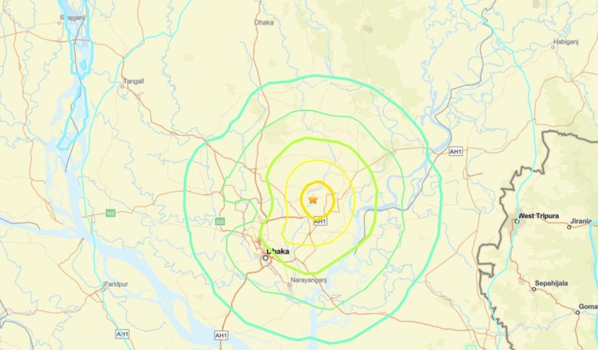 Bangladeş'te 5.5 büyüklüğünde deprem: 3 ölü