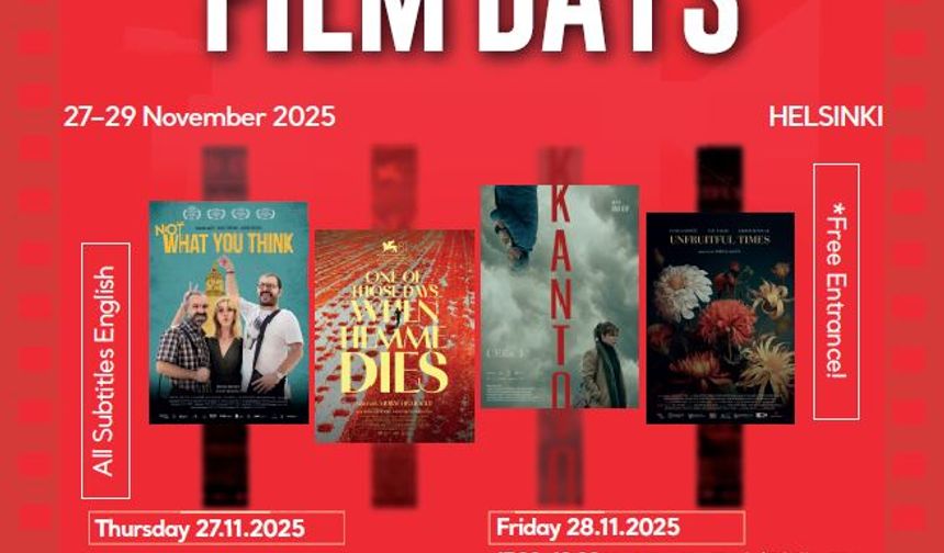 'Helsinki 6'ncı Türk Film Günleri' başlıyor