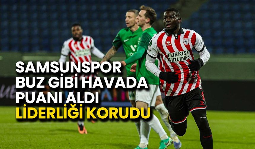 Samsunspor Avrupa'da Liderliğini Sürdürdü: 2-2