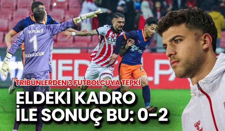 Samsunspor Kayıp, Tribünler Tepkili: 0-2