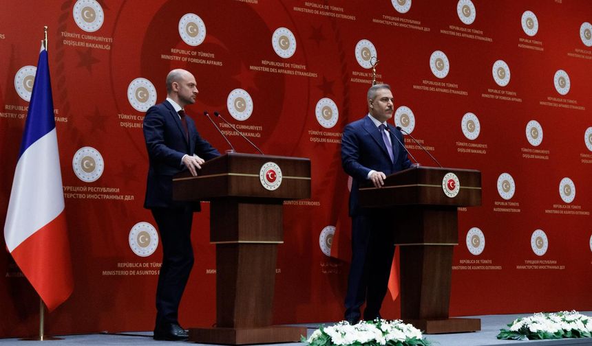 Bakan Fidan, Fransız mevkidaşı Barrot ile görüştü (2)