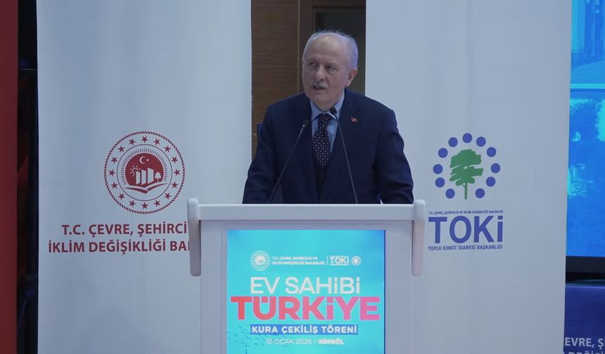 Bingöl'de Yüzyılın Konut Projesi için kuralar çekildi