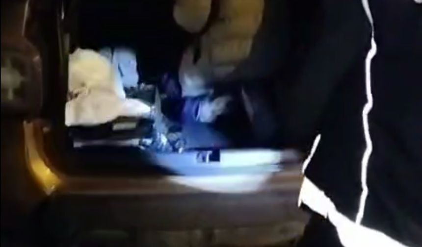 Tokat'ta durdurulan cipte 5 kaçak göçmen yakalandı