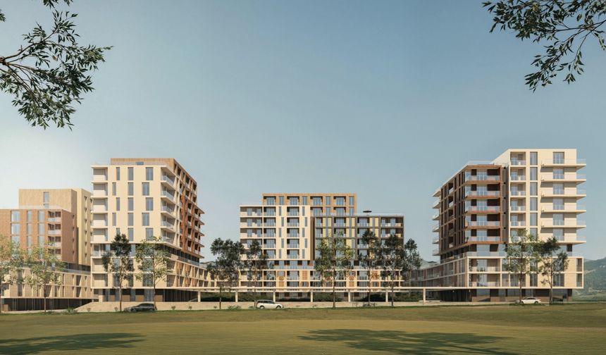 Sancaktepe'de yatay mimari odaklı üç etaplı konut projesi