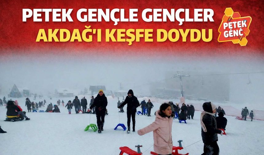 Akdağ Kayak Merkezi Gençlerle Doldu