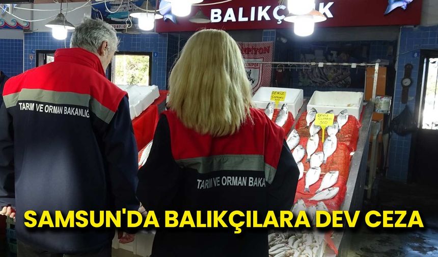 Samsun'da Balıkçılara 2.6 Milyon TL Ceza