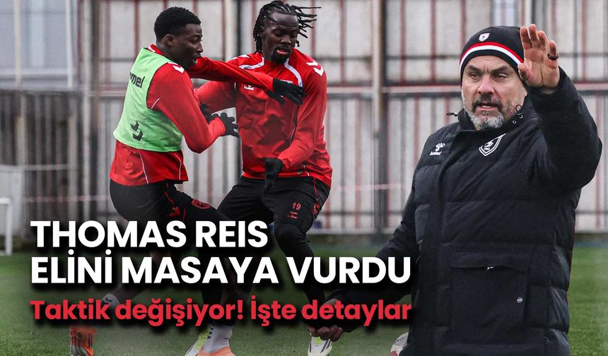 Samsunspor'da Sistem Değişiyor: Reis Elini Masaya Vurdu