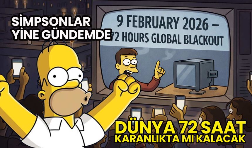Simpsonlar Yine Gündemde: 9 Şubat’ta Dünya Karanlığa mı Girecek?