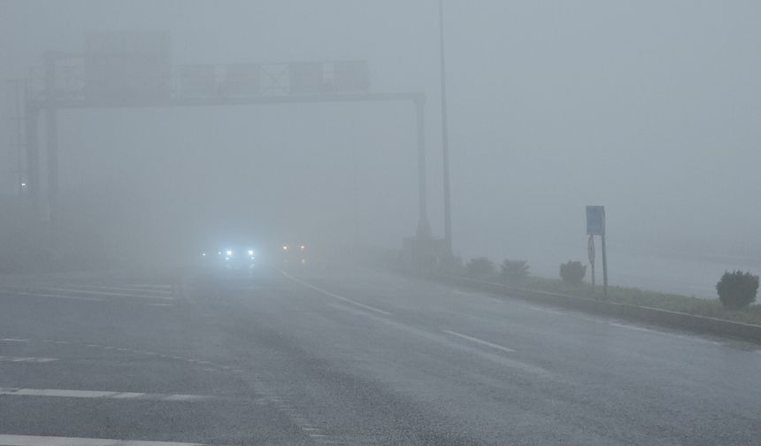Zonguldak'ta 3 gündür sis etkili oluyor