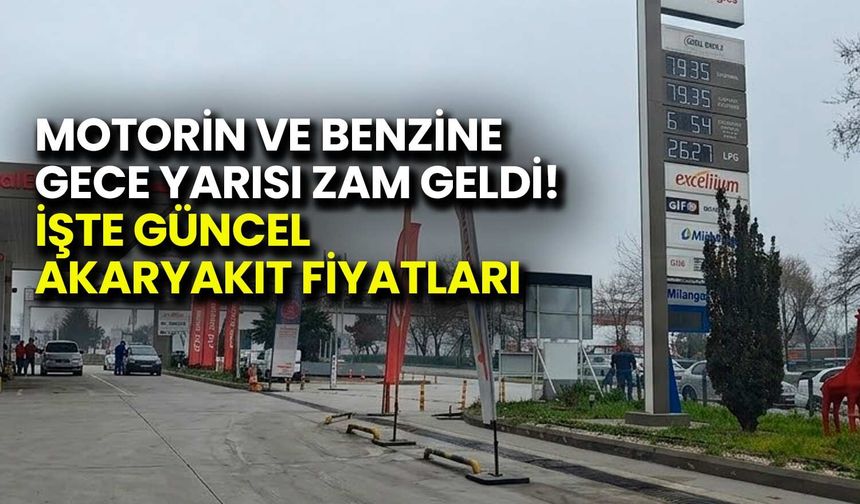 Gece Yarısı Zammı: Motorin 80 TL’yi Aştı
