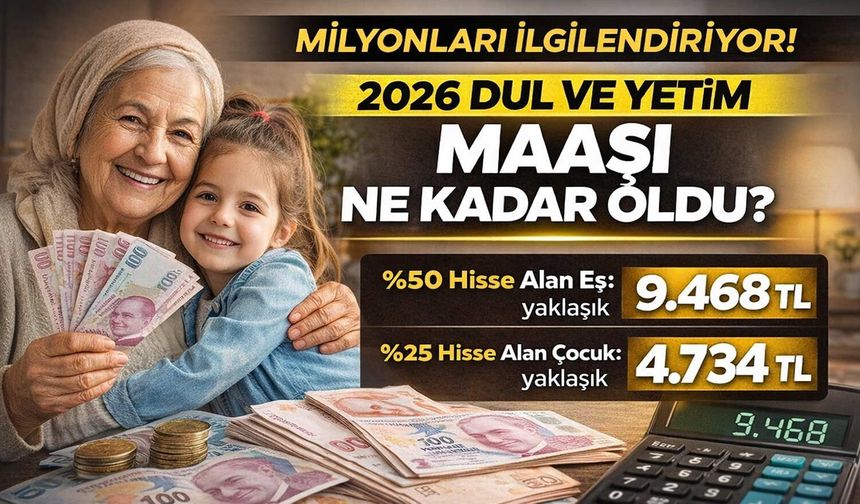 2026 Dul ve Yetim Maaşı Belli Oldu: İşte Yeni Tutarlar